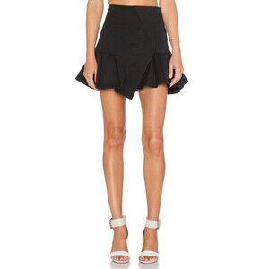 Marc By Marc Jacobs women's Denim Mini Pleated Skirt In Black Size 0 $350